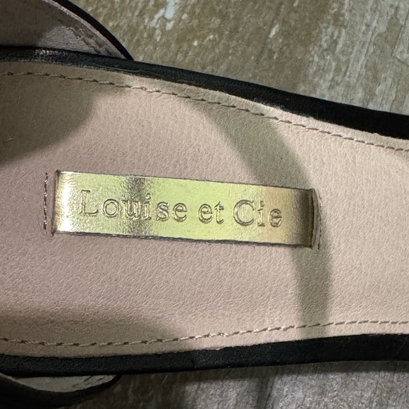 Louise et Cie Black Ankle Strap Heels - Picture 3 of 10